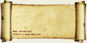 Una Pejatović vizit kartica